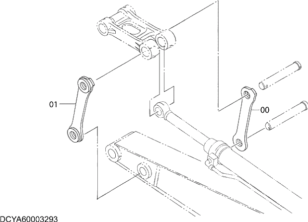 Схема запчастей Hitachi ZX470R-5G - 015 B LINK 14 FRONT-END ATTACHMENTS