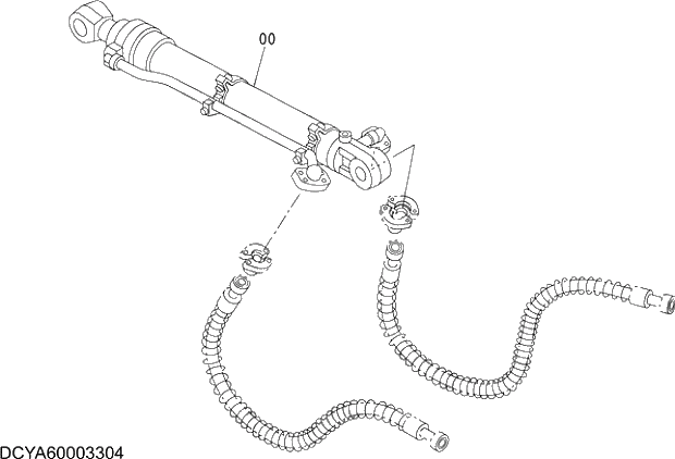 Схема запчастей Hitachi ZX470LC-5G - 030 BUCKET CYLINDER 14 FRONT-END ATTACHMENTS