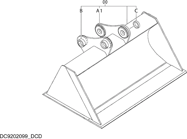 Схема запчастей Hitachi ZX210LCK-5G - 021 SLOPE FINISHING BUCKET 12 FRONT-END ATTACHMENTS