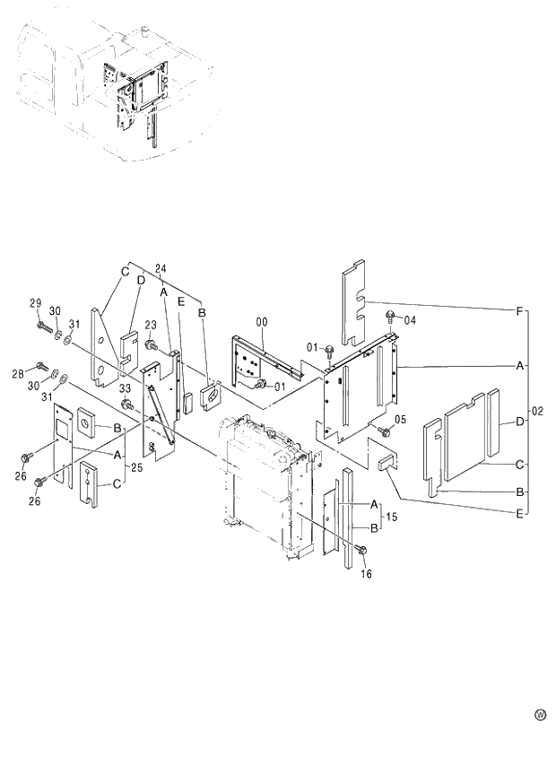 Схема запчастей Hitachi ZX120 - 193_COVER (4) 130 (060001-). 01 UPPERSTRUCTURE