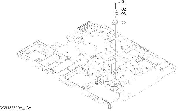 Схема запчастей Hitachi ZX470-5G - 023 TRAVEL MOTION ALARM 09 ELECTRIC SYSTEM