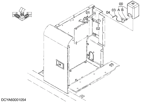 Схема запчастей Hitachi ZX470R-5G - 025 WINDOW WASHER 09 ELECTRIC SYSTEM