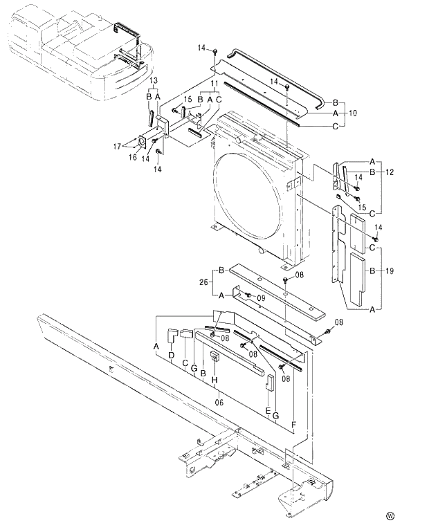Схема запчастей Hitachi ZX480MTH - 071 COVER (4-2) 460 (050001-). 01 UPPERSTRUCTURE