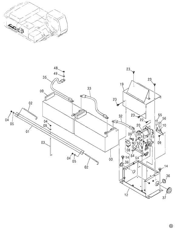 Схема запчастей Hitachi ZX450LC - 081 ELECTRIC PARTS (1) 450,H,MT,MTH (010001-). 01 UPPERSTRUCTURE