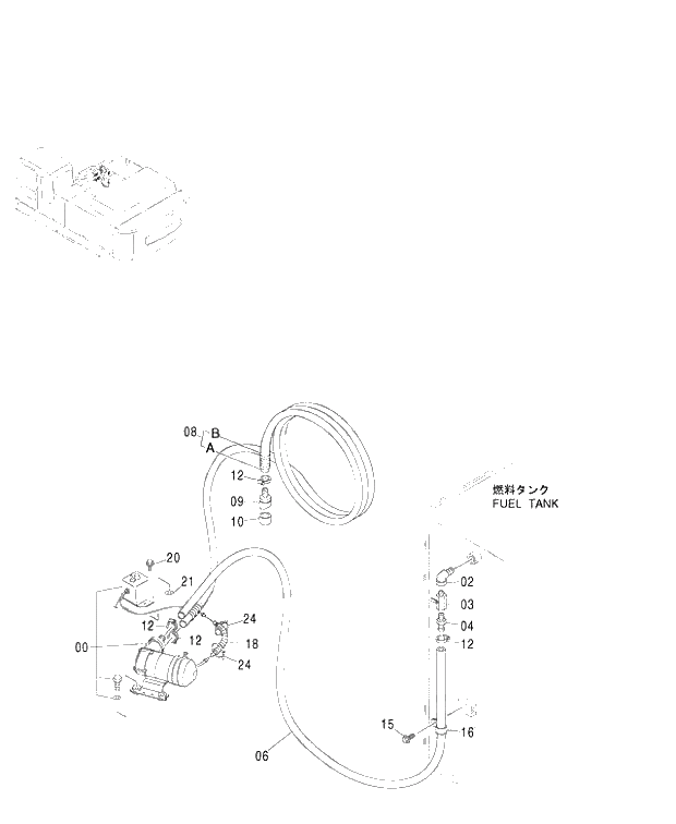 Схема запчастей Hitachi ZX450LC - 118 FUEL FEED PUMP 450,H,MT,MTH (010001-). 01 UPPERSTRUCTURE