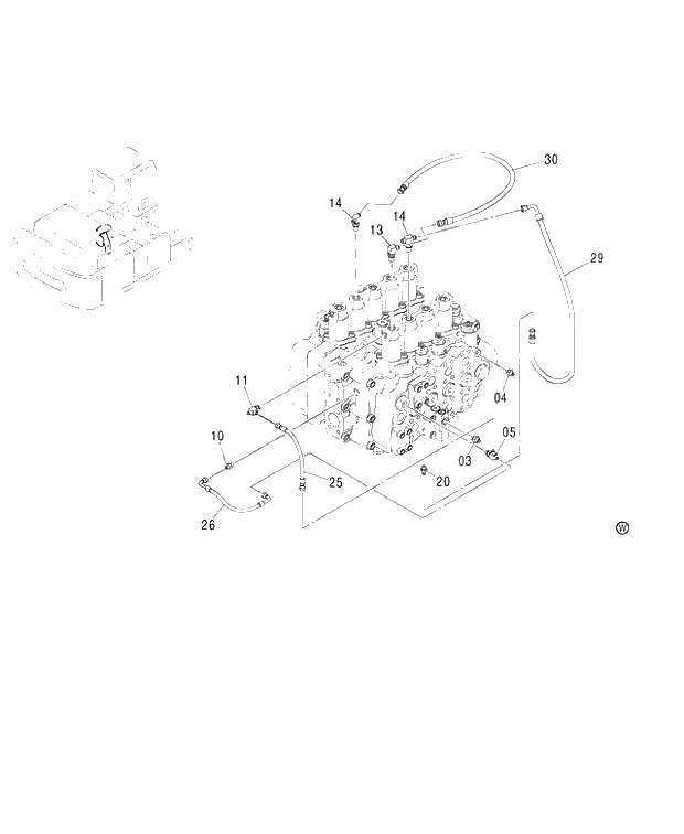 Схема запчастей Hitachi ZX450LC - 149 PILOT PIPING (2-2) (450,H,MT,MTH 010001-460 050001-). 01 UPPERSTRUCTURE
