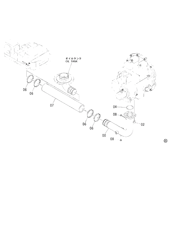 Схема запчастей Hitachi ZX450LC - 191 SUCTION PIPING (450,H,MT,MTH 010001-460 050001-). 01 UPPERSTRUCTURE