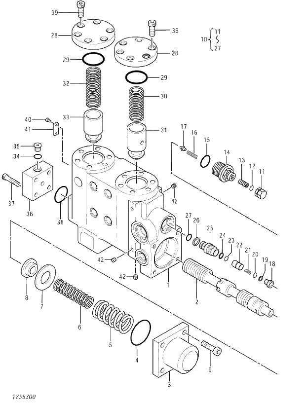 Схема запчастей Hitachi ZX470R-3 - 021 VALVE;HOLDING (ARM BOTTOM) (020001-). 03 VALVE