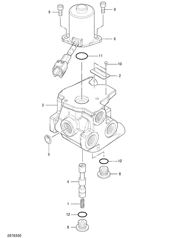 Схема запчастей Hitachi ZX470R-3 - 024 VALVE;LOCK (020001-). 03 VALVE
