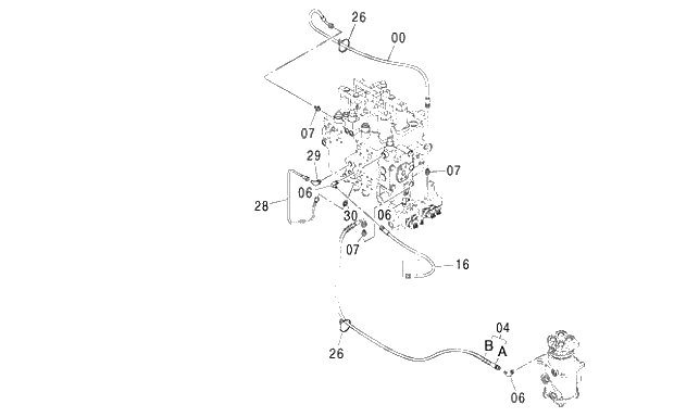 Схема запчастей Hitachi ZX350LCK-3G - 060 PILOT PIPING (4-2). 01 UPPERSTRUCTURE