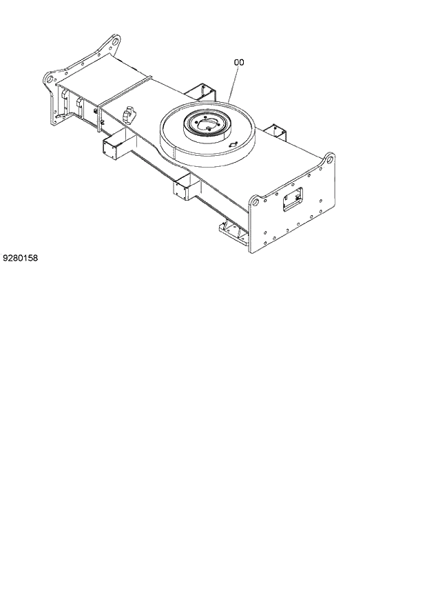 Схема запчастей Hitachi ZX140W-3 - 203 CHASSIS ( CEB CED 002001-005000, CEA 020001-050000). 02 UNDERCARRIAGE