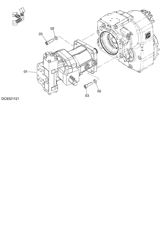 Схема запчастей Hitachi ZX140W-3 - 217 TRAVEL MOTOR ( CEB CED 005001-, CEA 050001-). 02 UNDERCARRIAGE