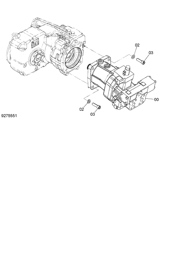 Схема запчастей Hitachi ZX140W-3 - 218 TRAVEL MOTOR (20Km-h) ( CEB CED 002001-005000, CEA 020001-050000). 02 UNDERCARRIAGE