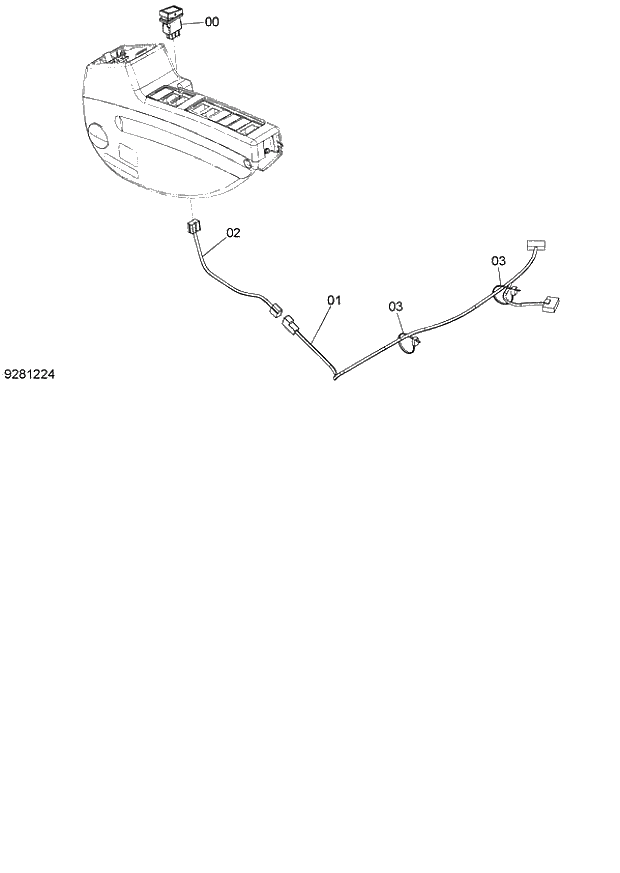 Схема запчастей Hitachi ZX140W-3 - 125 TRAVEL MOTION DEVICE (CAB)(FLOOR) ( CEB CED 002001-, CEA 020001-). 01 UPPERSTRUCTURE