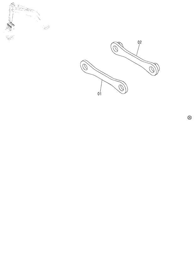 Схема запчастей Hitachi ZX120 - 252_LINK B (HG Type) K (060001-). 03 MONO BOOM FRONT-END ATTACHMENTS