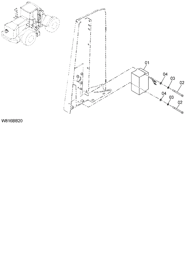 Схема запчастей Hitachi ZW220 - 131_REVERSE BUZZER(BB002) (000101-004999, 005101-). 05 ELECTRICAL SYSTEM