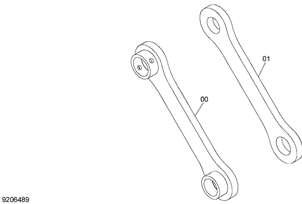 Схема запчастей Hitachi ZX250H-5G - 008 B LINK 12 FRONT-END ATTACHMENTS