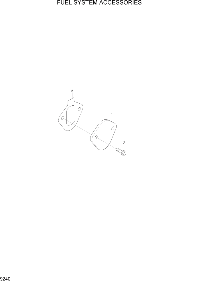 Схема запчастей Hyundai R200W7 - PAGE 9240 FUEL SYSTEM ACCESSORIES ДВИГАТЕЛЬ БАЗА