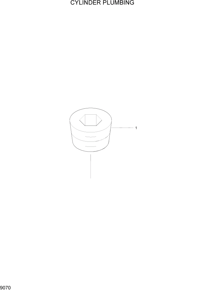 Схема запчастей Hyundai R320LC7A - PAGE 9070 CYLINDER PLUMBING ДВИГАТЕЛЬ БАЗА