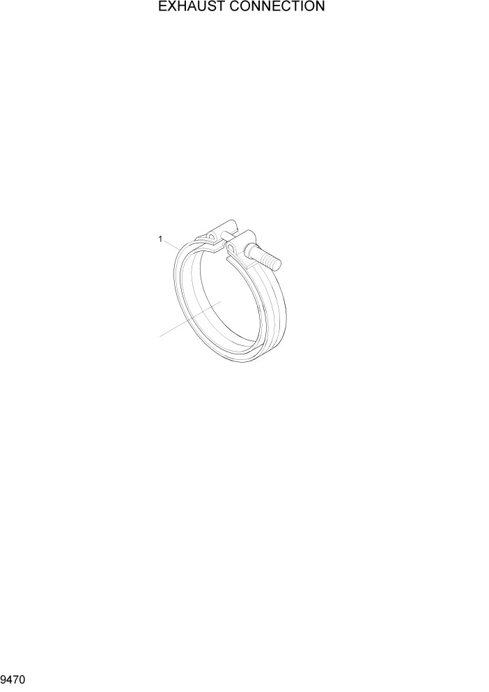 Схема запчастей Hyundai R360LC7 - PAGE 9470 EXHAUST CONNECTION ДВИГАТЕЛЬ БАЗА