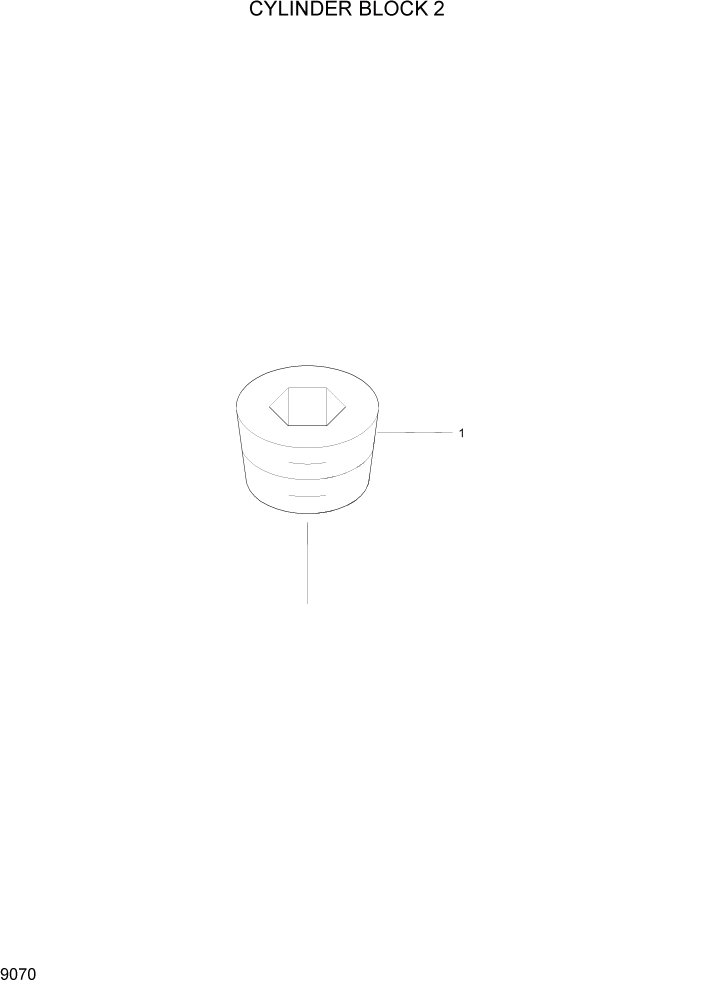 Схема запчастей Hyundai R360LC7A - PAGE 9070 CYLINDER BLOCK 2 ДВИГАТЕЛЬ БАЗА