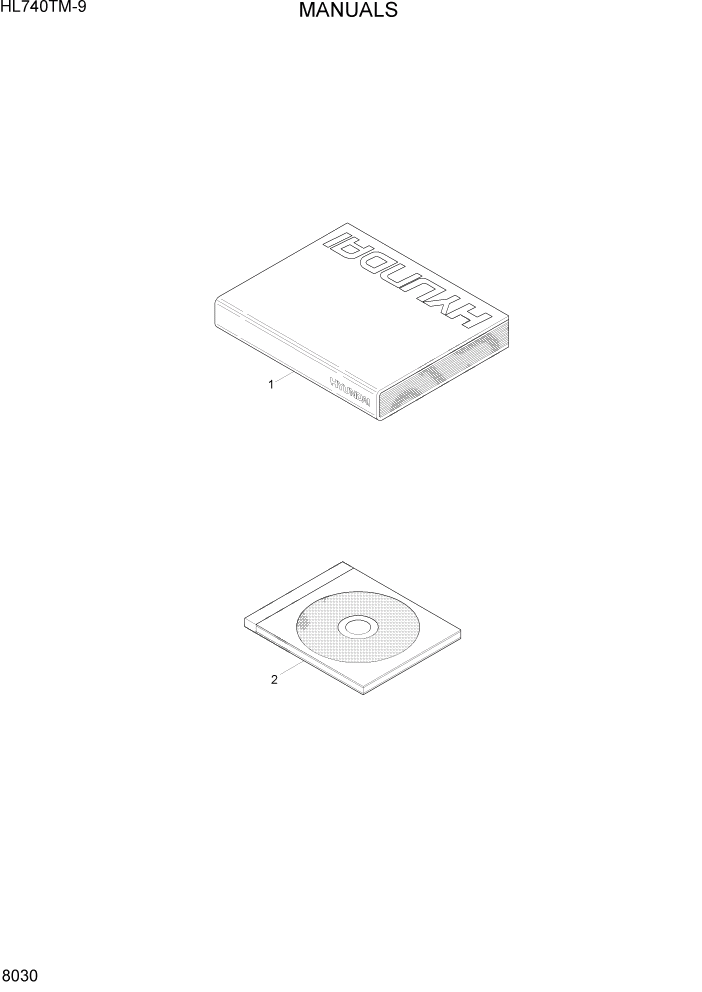 Схема запчастей Hyundai HL740TM-9 - PAGE 8030 MANUALS ДРУГИЕ ЧАСТИ