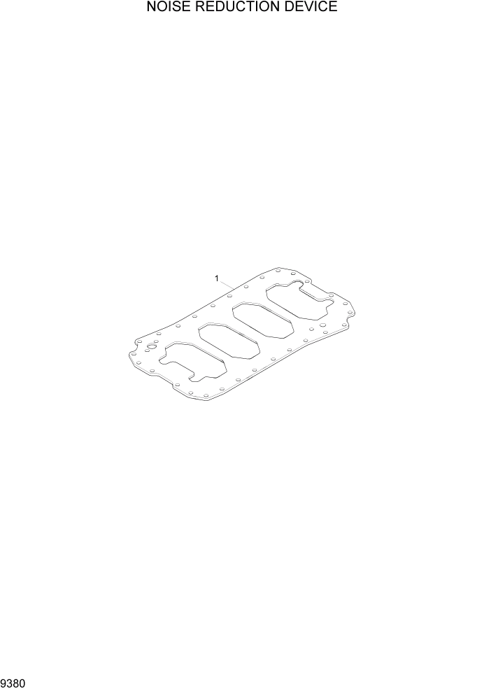 Схема запчастей Hyundai HL730-7 - PAGE 9380 NOISE REDUCTION DEVICE ДВИГАТЕЛЬ БАЗА