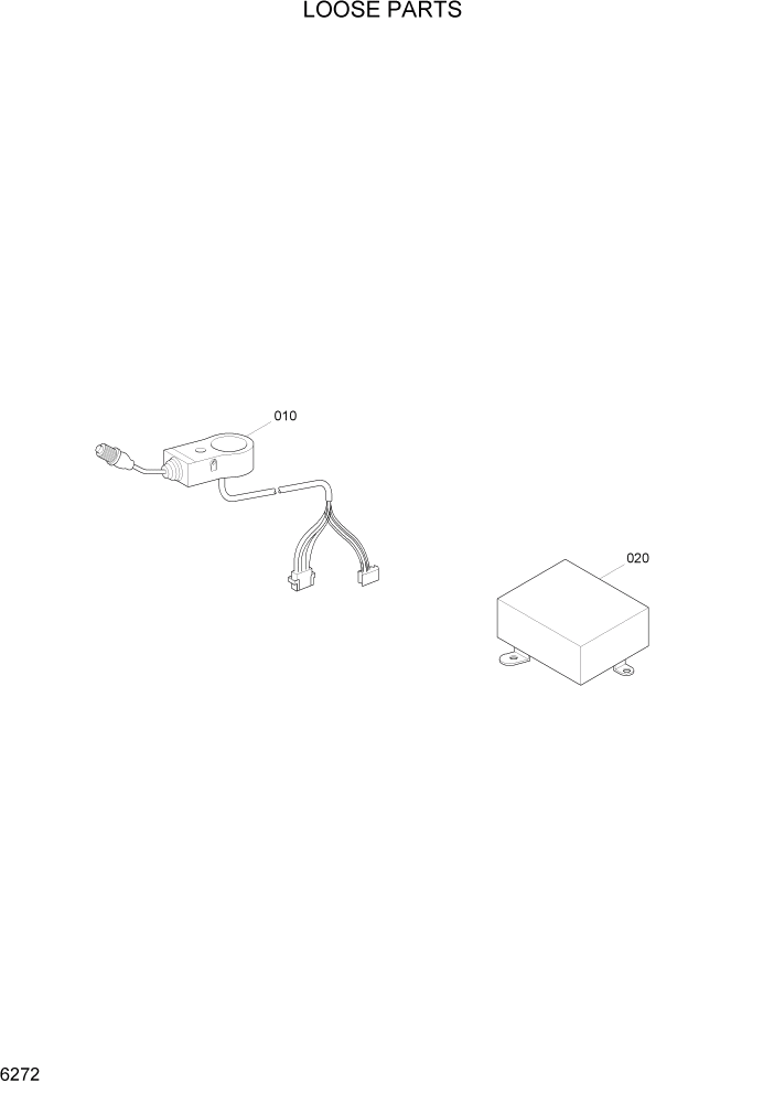 Схема запчастей Hyundai HL740-7A - PAGE 6272 LOOSE PARTS СИЛОВАЯ СИСТЕМА