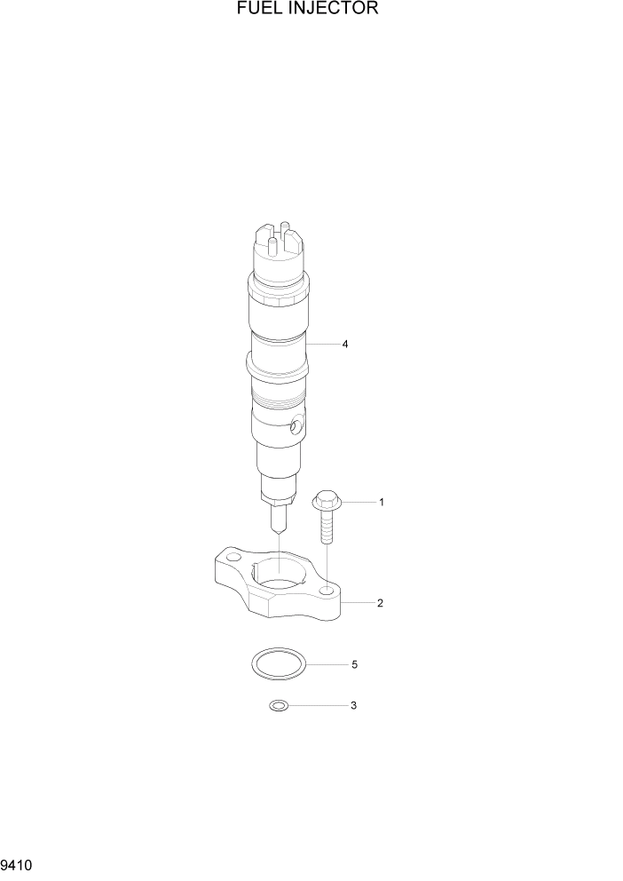 Схема запчастей Hyundai HL740TM-7A - PAGE 9410 FUEL INJECTOR ДВИГАТЕЛЬ БАЗА