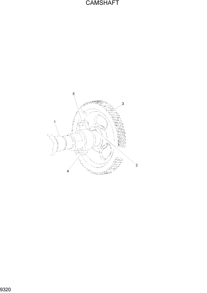 Схема запчастей Hyundai HL760-7 - PAGE 9320 CAMSHAFT ДВИГАТЕЛЬ БАЗА