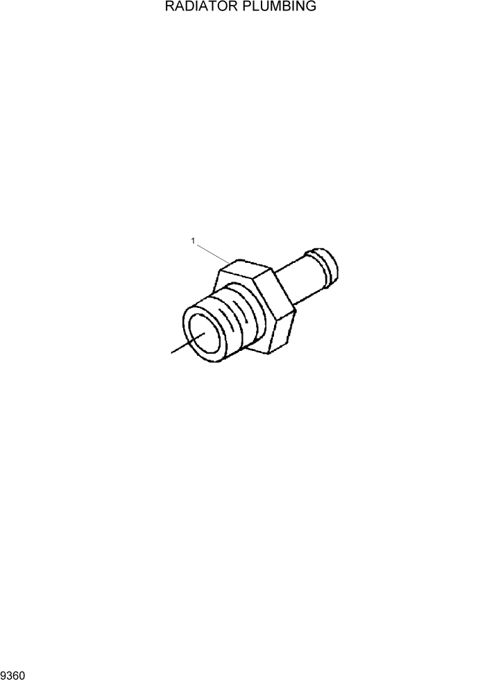 Схема запчастей Hyundai HL770-7 - PAGE 9360 RADIATOR PLUMBING ДВИГАТЕЛЬ БАЗА