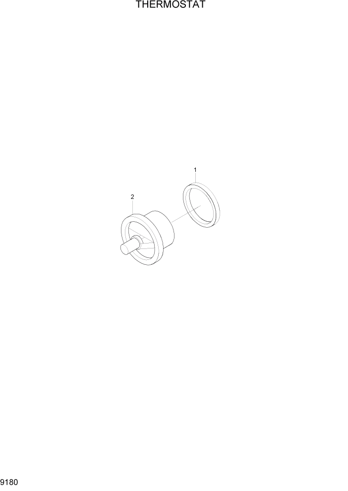 Схема запчастей Hyundai HL780-7A - PAGE 9180 THERMOSTAT ДВИГАТЕЛЬ БАЗА