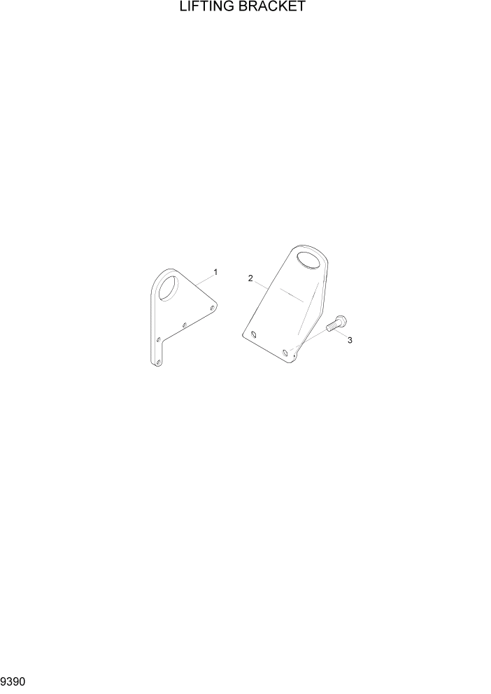 Схема запчастей Hyundai HL780-7A - PAGE 9390 LIFTING BRACKET ДВИГАТЕЛЬ БАЗА