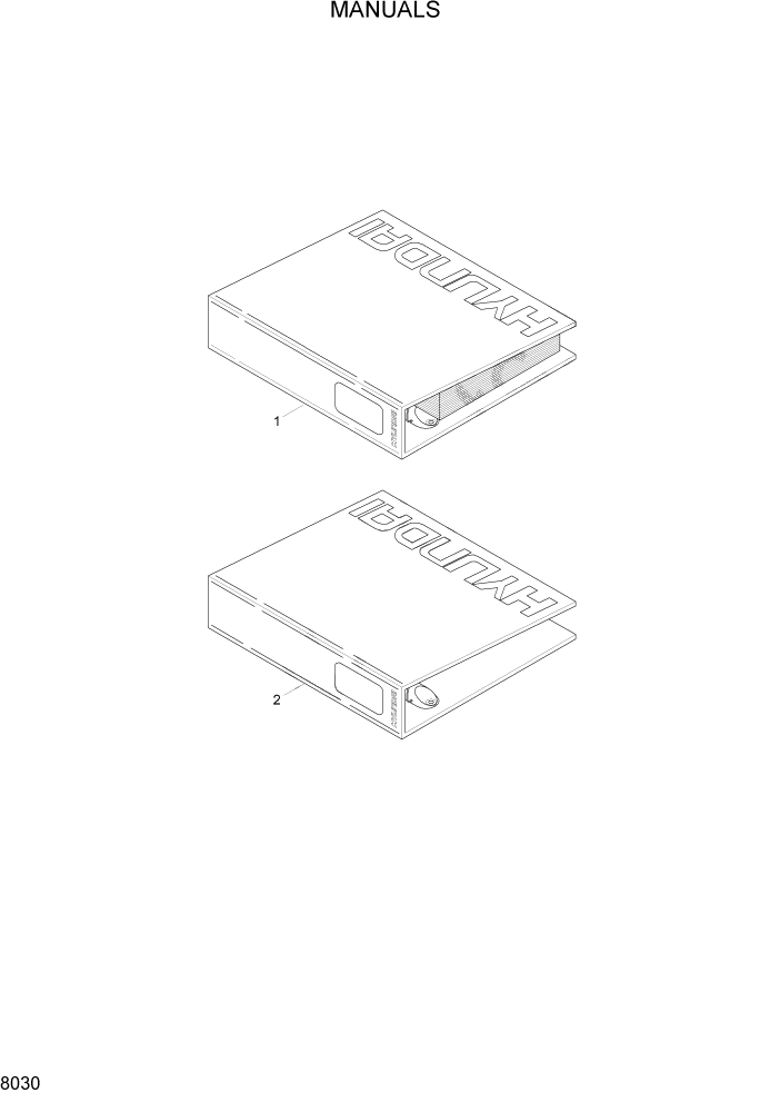 Схема запчастей Hyundai 80D-7 - PAGE 8030 MANUALS ДРУГИЕ ЧАСТИ