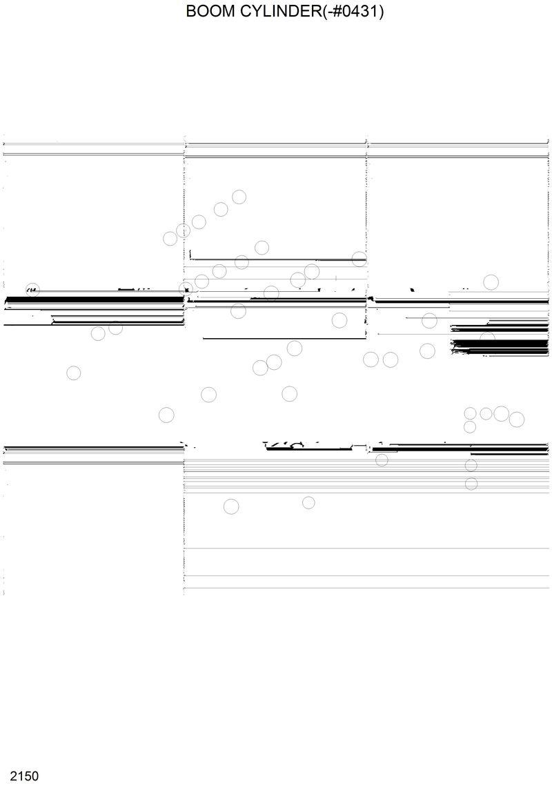 Схема запчастей Hyundai R130LC - BOOM CYLINDER(-#0431) 