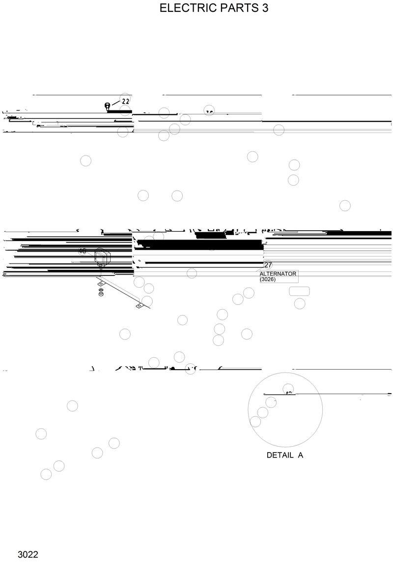 Схема запчастей Hyundai R130LC - ELECTRIC PARTS 3 
