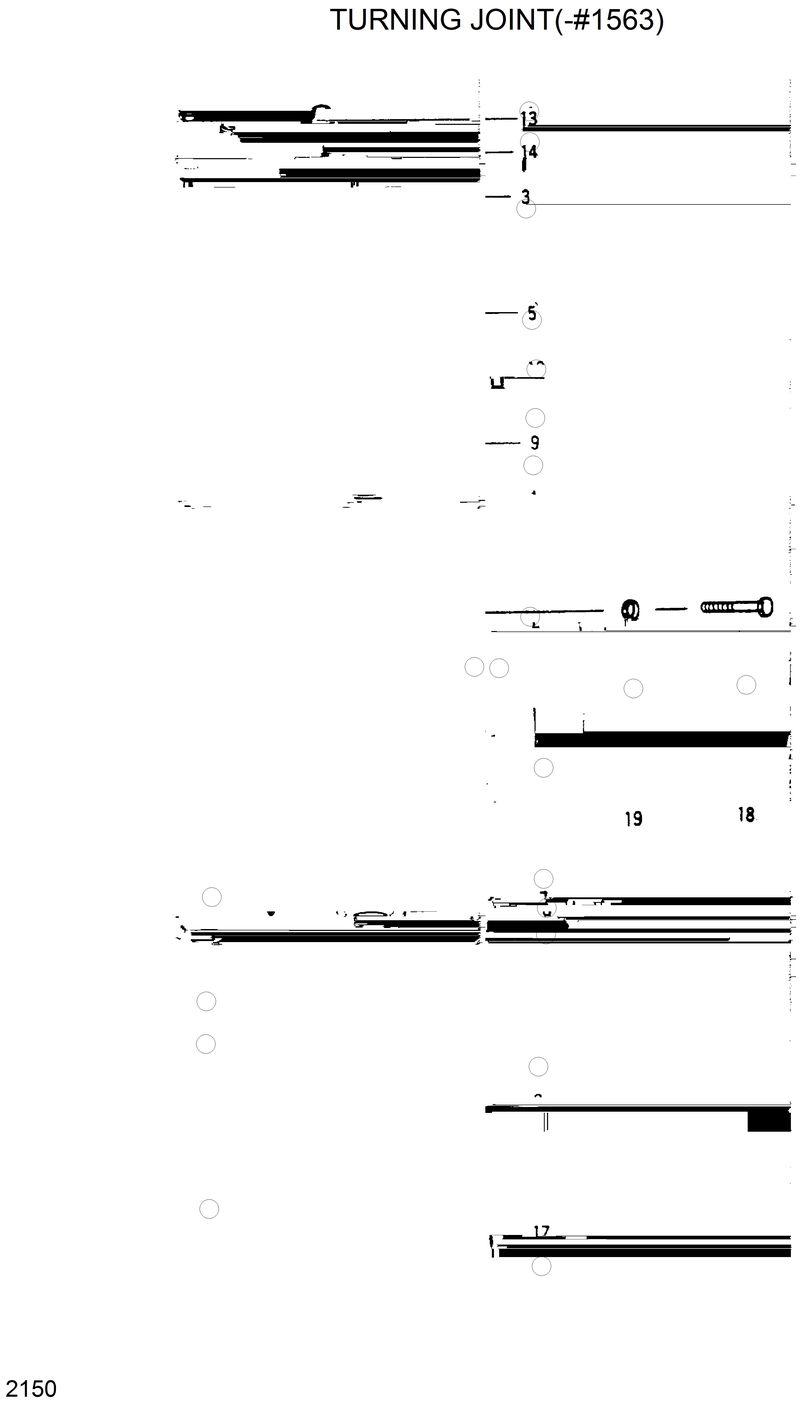 Схема запчастей Hyundai R200LC - TURNING JOINT(-#1563) 