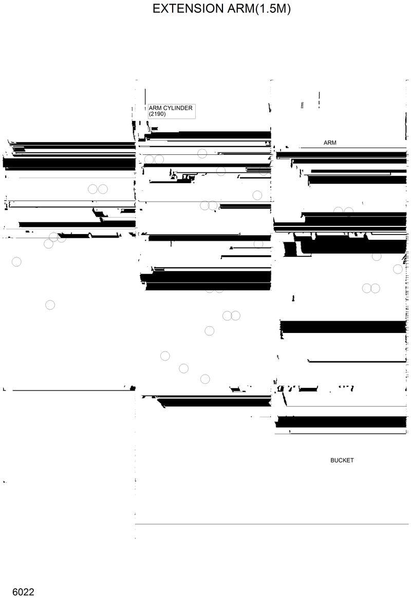 Схема запчастей Hyundai R200LC - EXTENSION ARM(1.5M) 