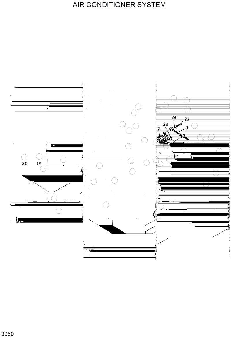 Схема запчастей Hyundai R280LC - AIR CONDITIONER SYSTEM 