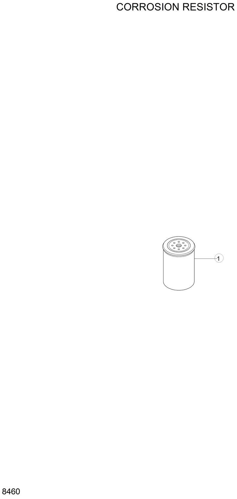 Схема запчастей Hyundai R280LC - CORROSION RESISTOR 