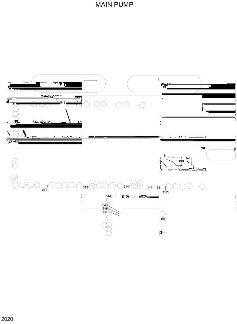 Схема запчастей Hyundai R290LC - MAIN PUMP 