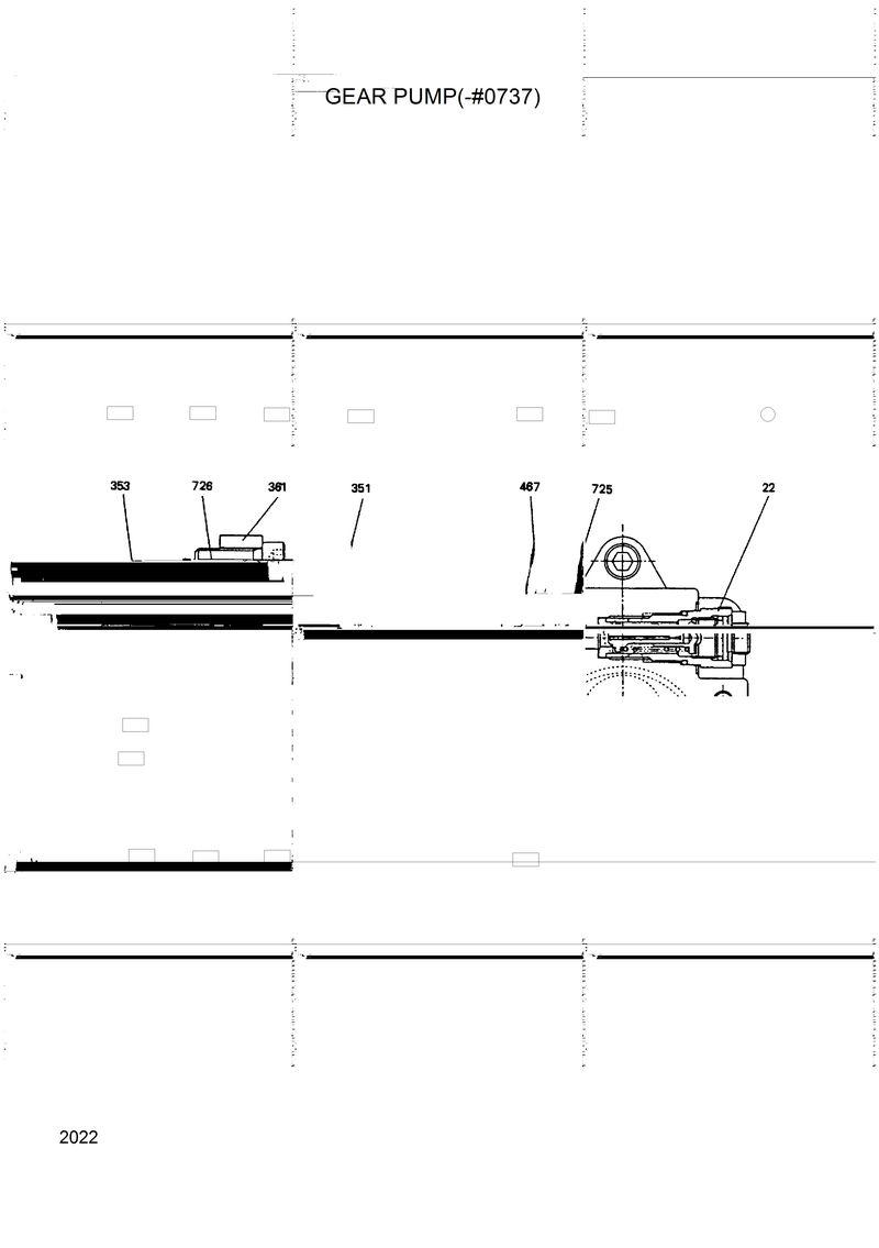 Схема запчастей Hyundai R320LC - GEAR PUMP(-#0737) 