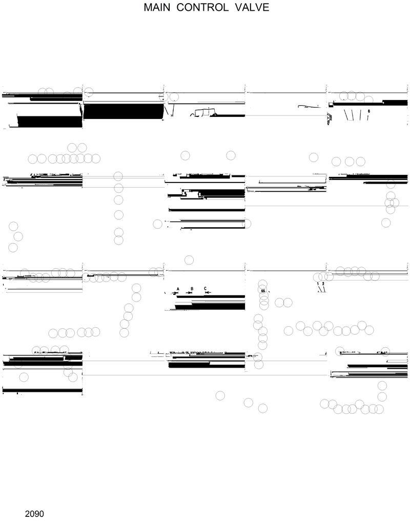 Схема запчастей Hyundai R320LC - MAIN CONTROL VALVE 