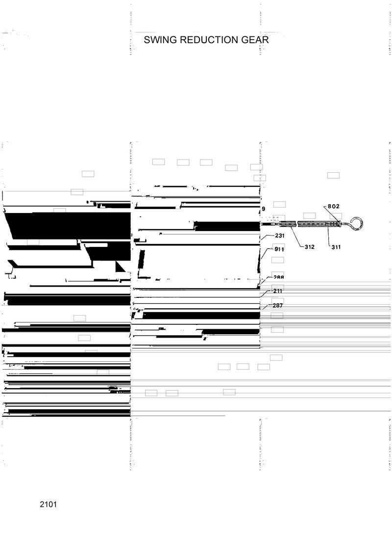 Схема запчастей Hyundai R320LC - SWING REDUCTION GEAR 