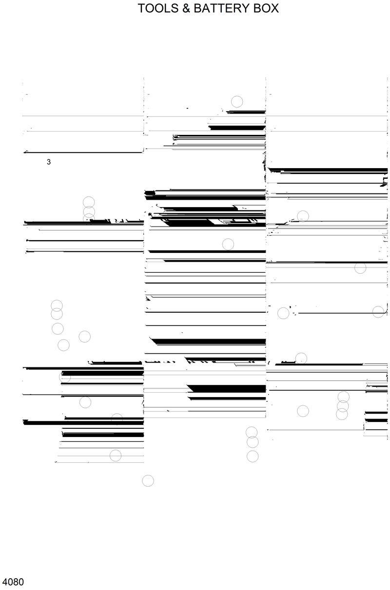 Схема запчастей Hyundai R320LC - TOOLS &amp; BATTERY BOX 