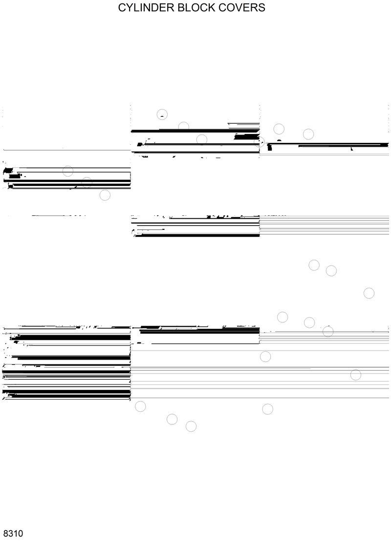 Схема запчастей Hyundai R320LC - CYLINDER BLOCK COVERS 