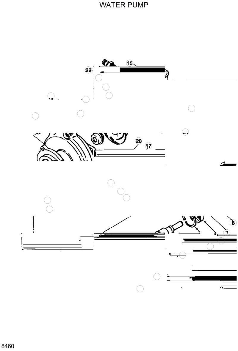Схема запчастей Hyundai R320LC - WATER PUMP 