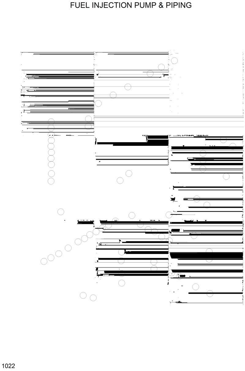 Схема запчастей Hyundai R420 - FUEL INJECTION PUMP &amp; PIPING 