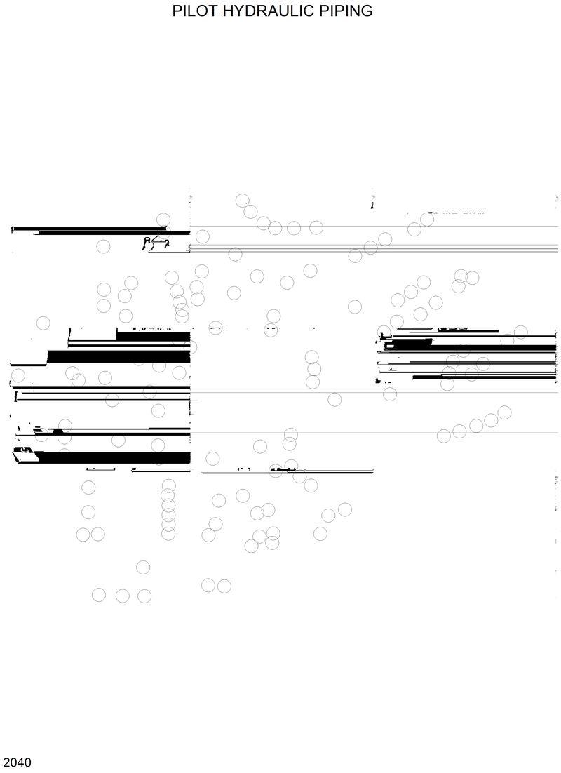 Схема запчастей Hyundai R420 - PILOT HYDRAULIC PIPING 