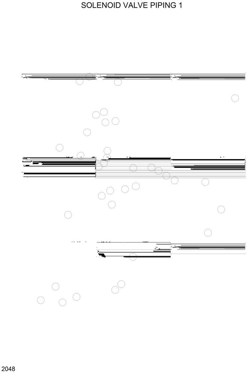 Схема запчастей Hyundai R420 - SOLENOID VALVE PIPING 1 